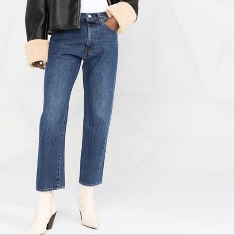 TOTÊME Twisted Seam Original Jeans - Washed Blue